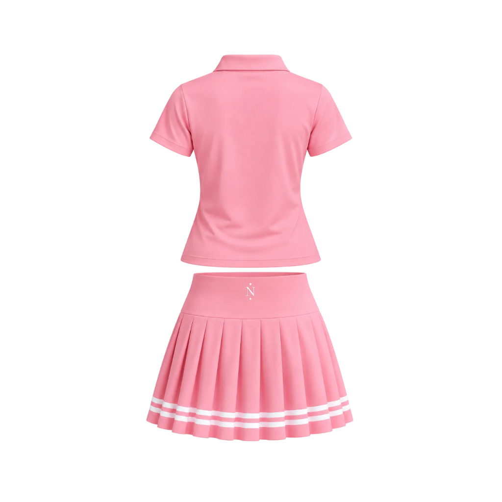 Female Tennis Set Back
